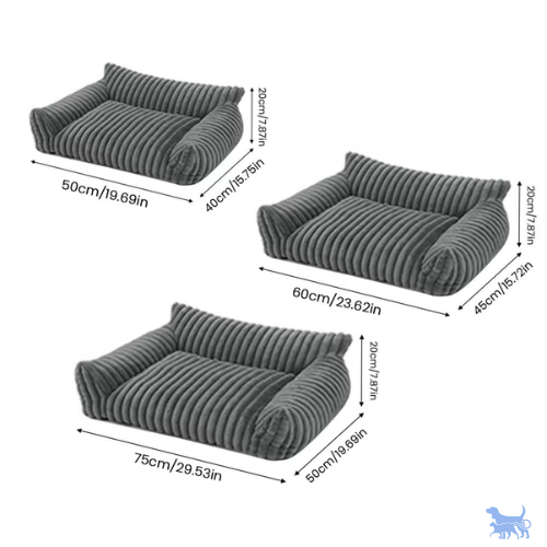 Cuccia sofa in velluto a coste